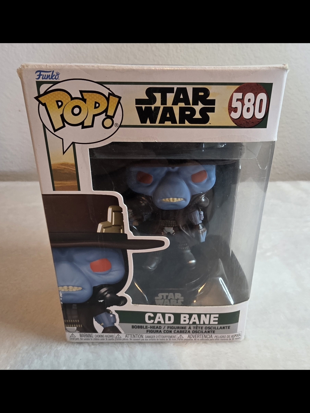 Funko Pop Star Wars Cad Bane #580 The Book of Boba Fett Vinyl Figure w/ Box